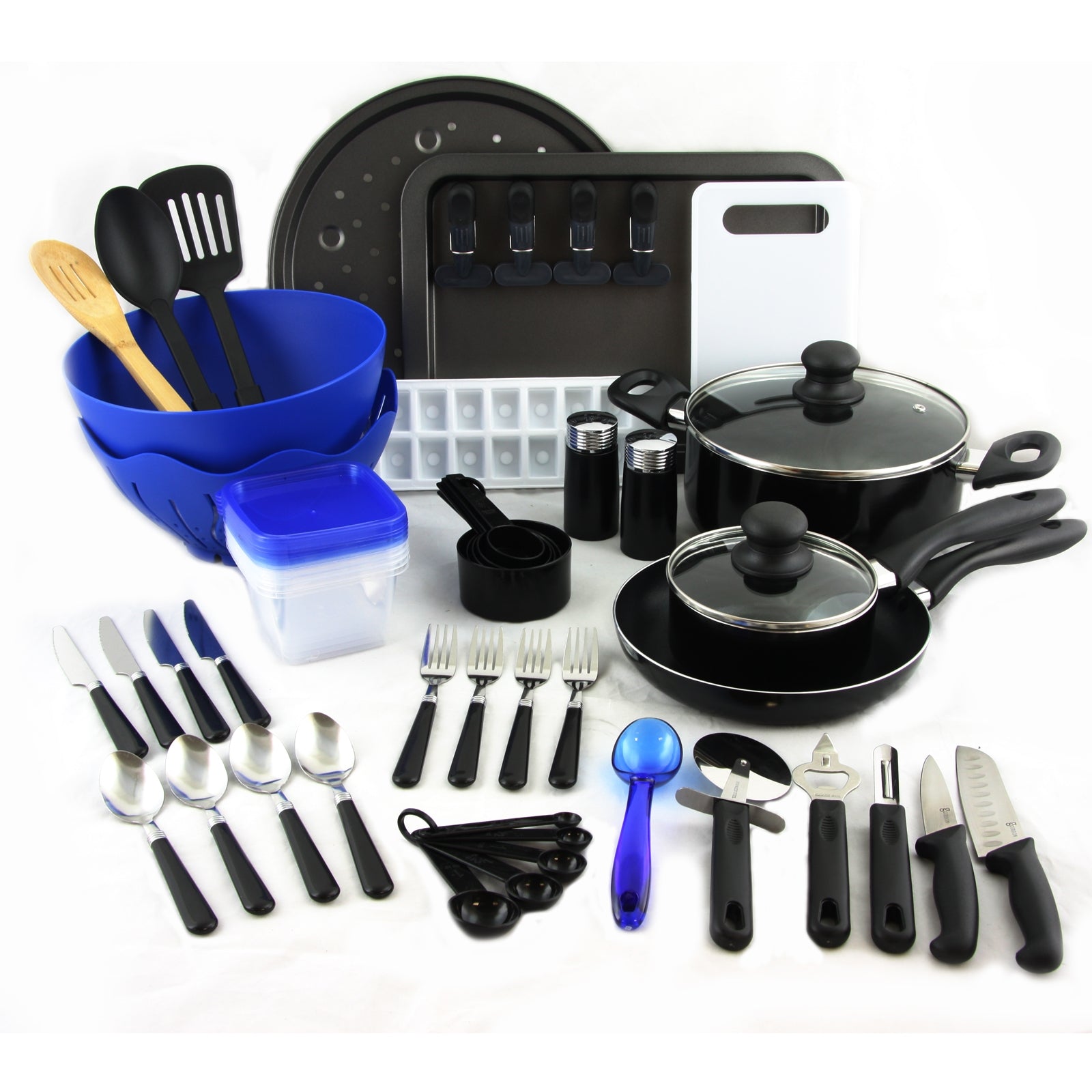 Gibson Total Kitchen 59 Piece Combo Set W2B