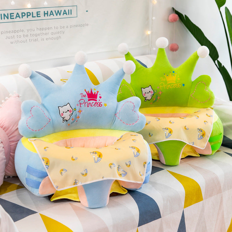 Crown Baby Learning Chair Plush Sofa for Infants LuxuryLifeWay Online Store