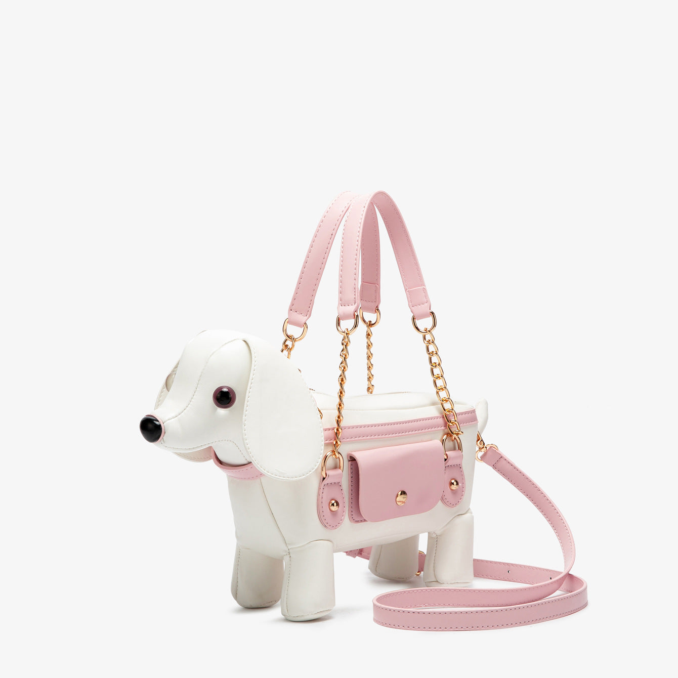 Cute Teddy Dog Shaped Crossbody Bag LadyShow.Store