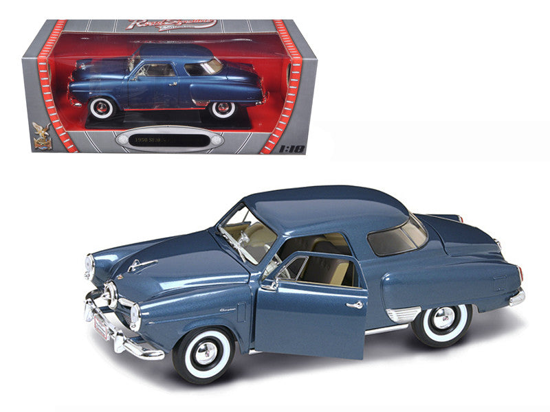 1950 Studebaker Champion Blue Metallic 1/18 Diecast Model Car by Road Signature Road Signature