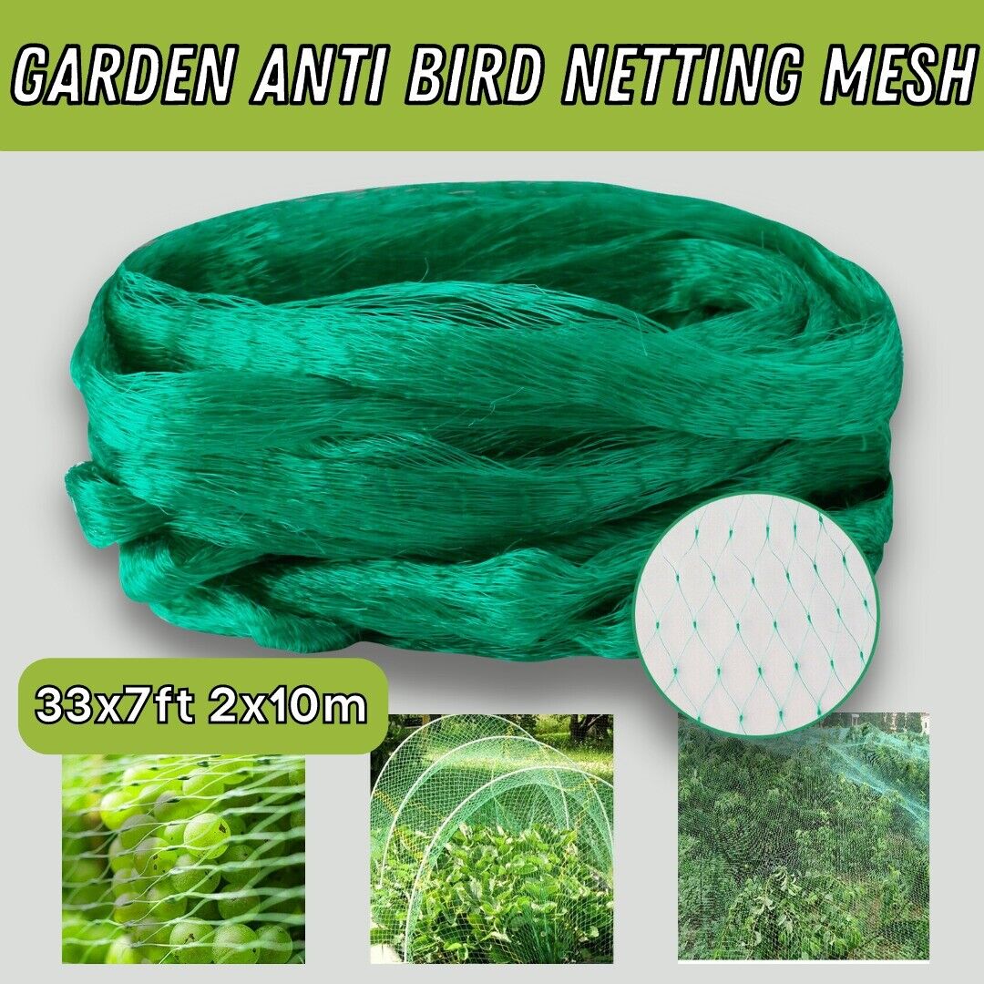 NEW Anti Bird Netting Pond Green Net Protect Tree Crops Plant Fruit Garden Mesh