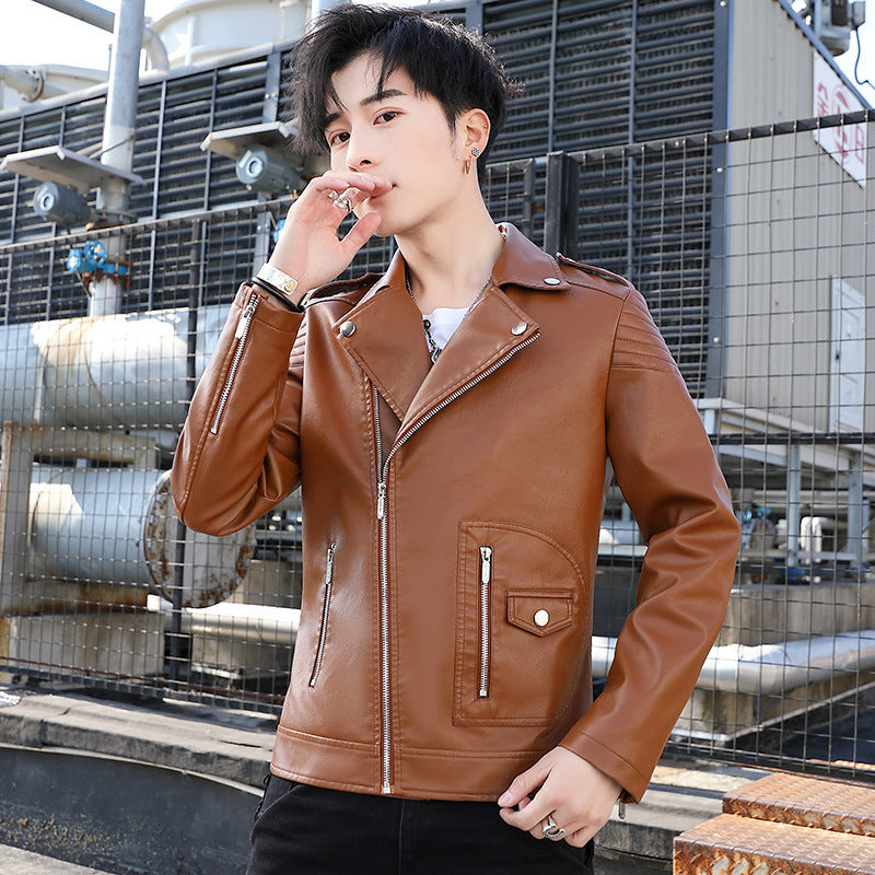 Motorcycle leather jacket LadyShow.Store