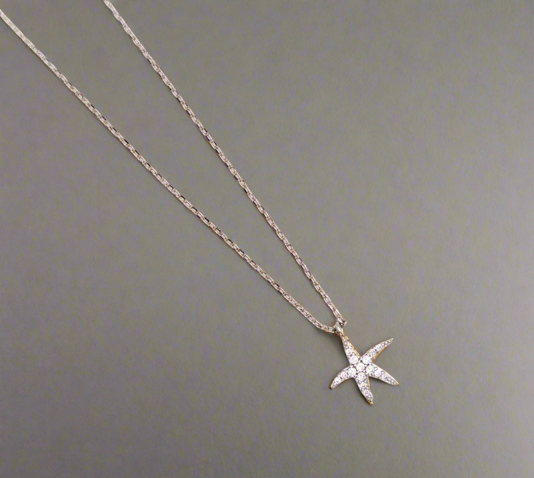 Starry Seas Necklace – Luxury Blue Gemstone Statement Necklace Le Réussi