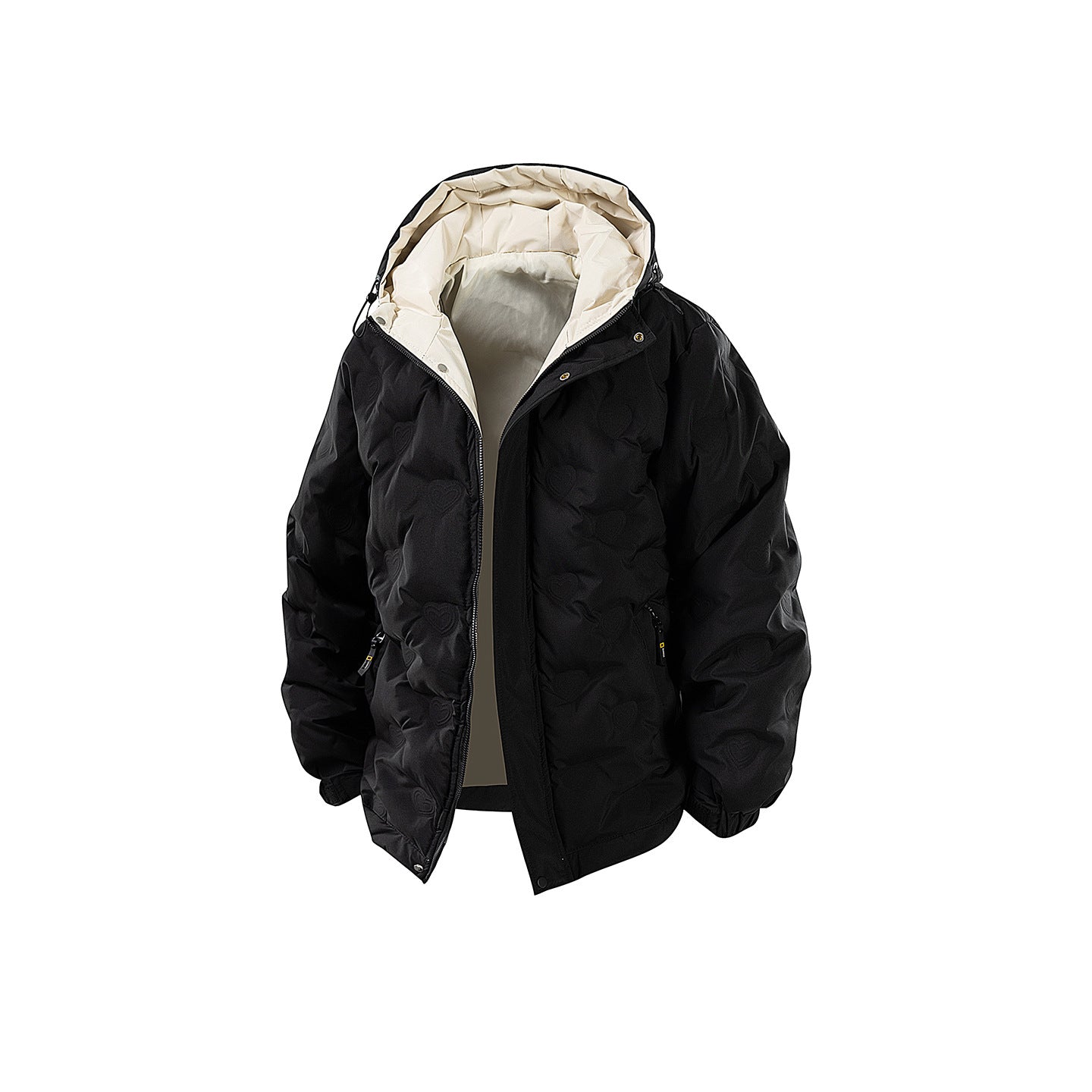Winter Color-blocked Hooded Quality Versatile Casual Men's Light Luxury Cotton Jacket Best YouTube Store