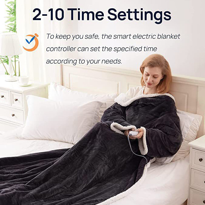 Wearable European And American Standard Electric Blanket Shawl LadyShow.Store