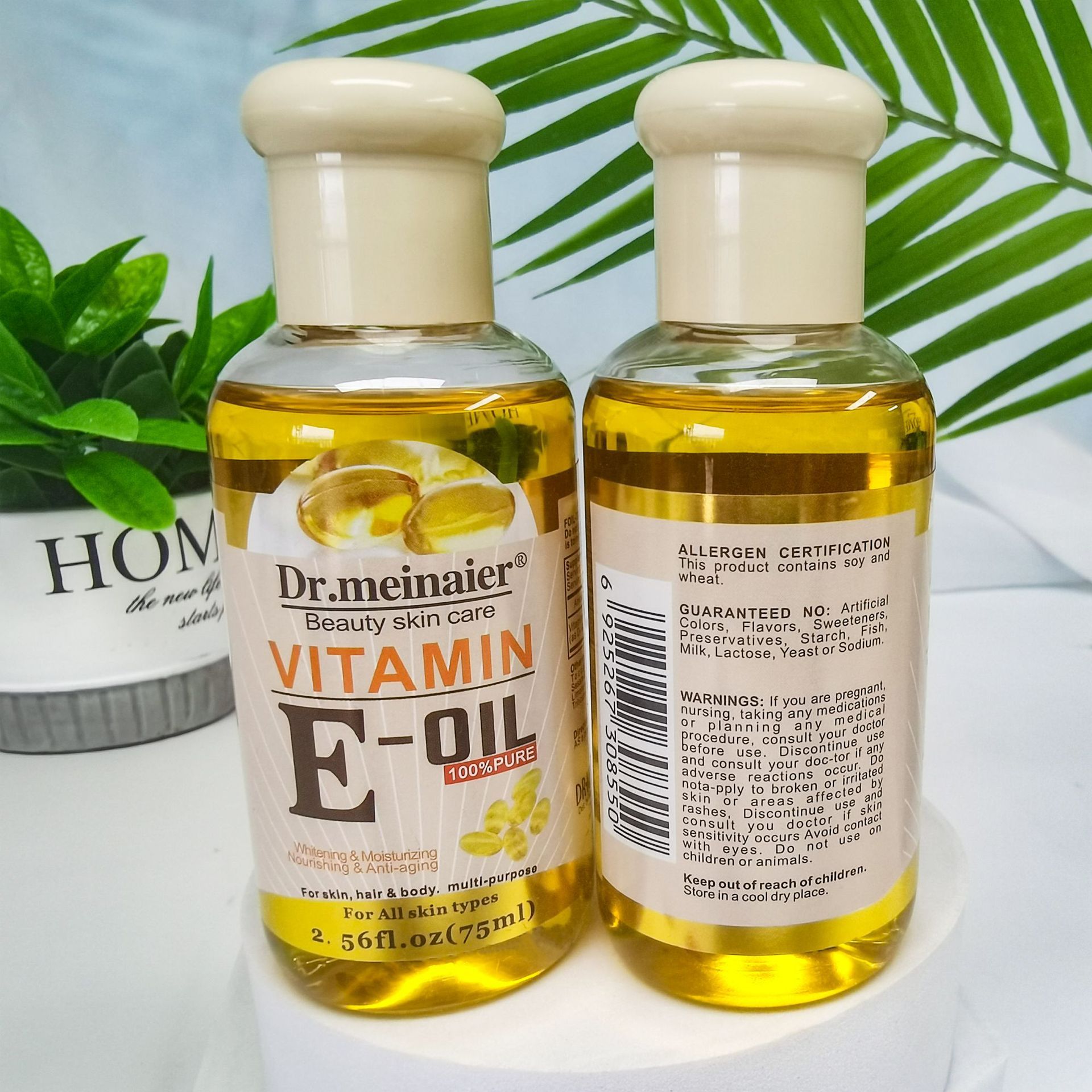 Vitamin E Synthesis Oil Facial Body Hair Care Essential Oil Natural Moisturizing Vegetable LadyShow.Store