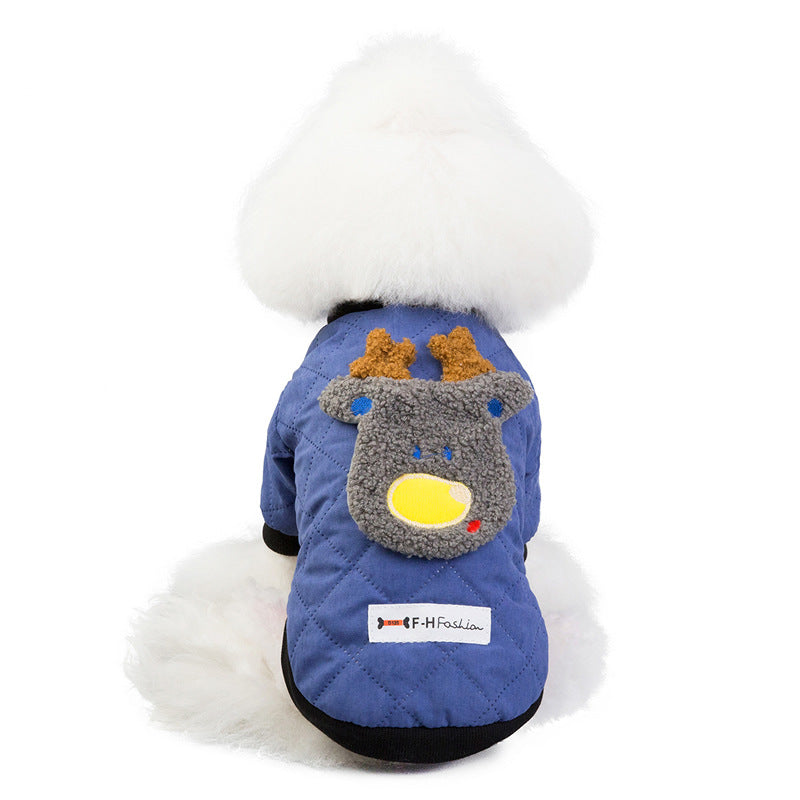 Cute Winter Padded Jacket for Dogs Pi-Mart