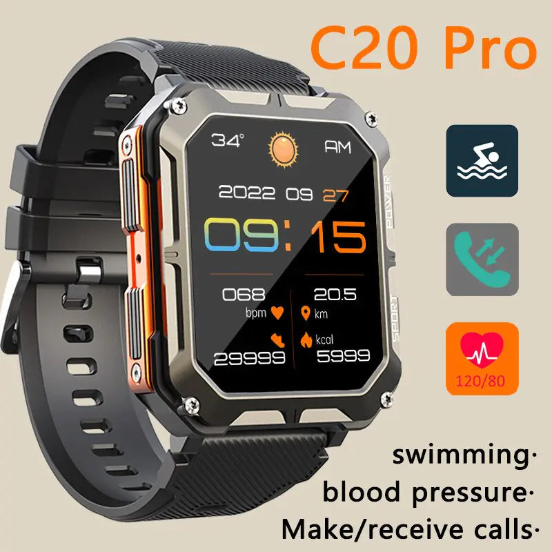 Upgraded Waterproof Smart Watch Pi-Mart