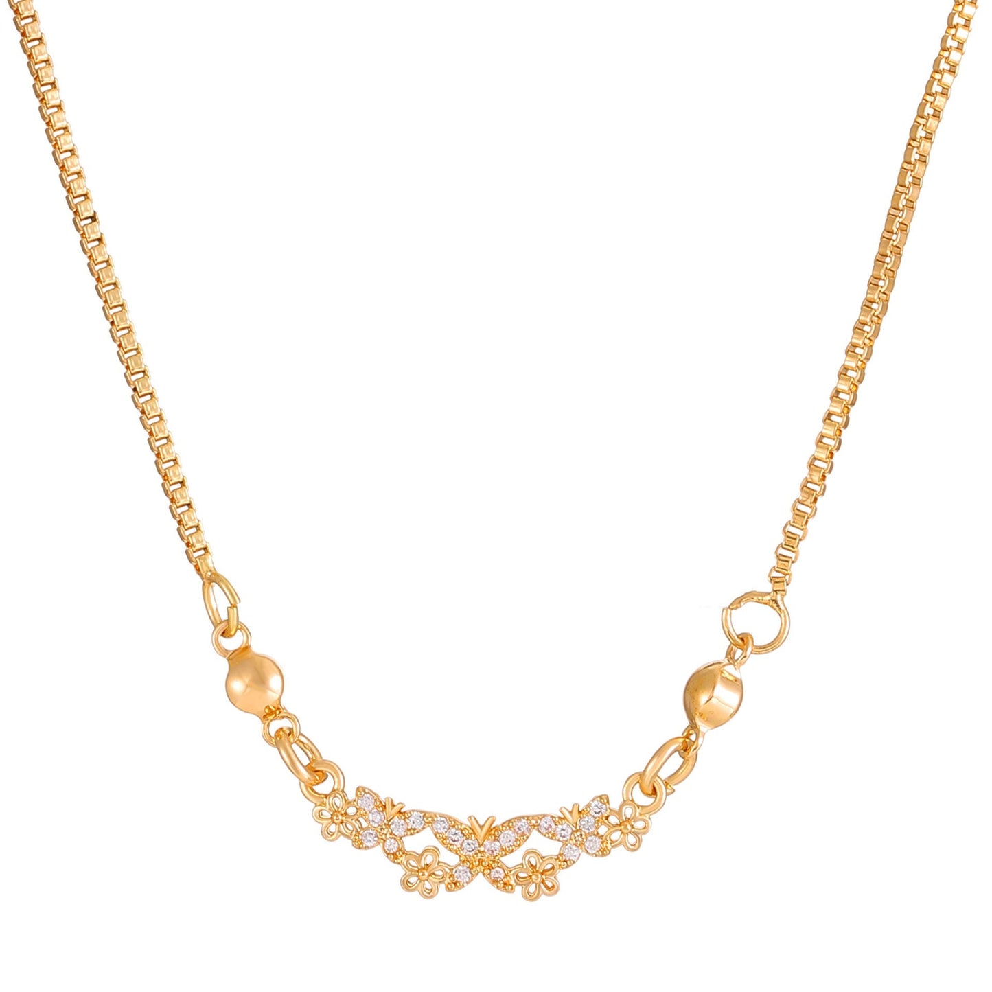 Women's Fashionable Temperament Butterfly Tassel Necklace LadyShow.Store