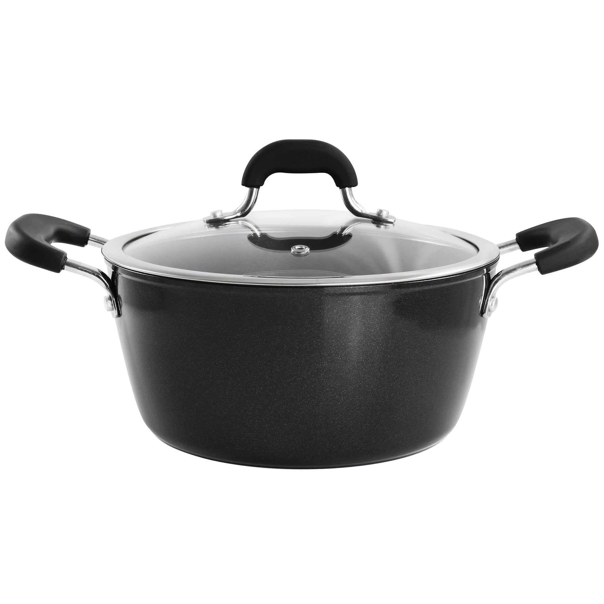 Kenmore Arlington 4.5 Quart Dutch Oven with Lid in Black W2B