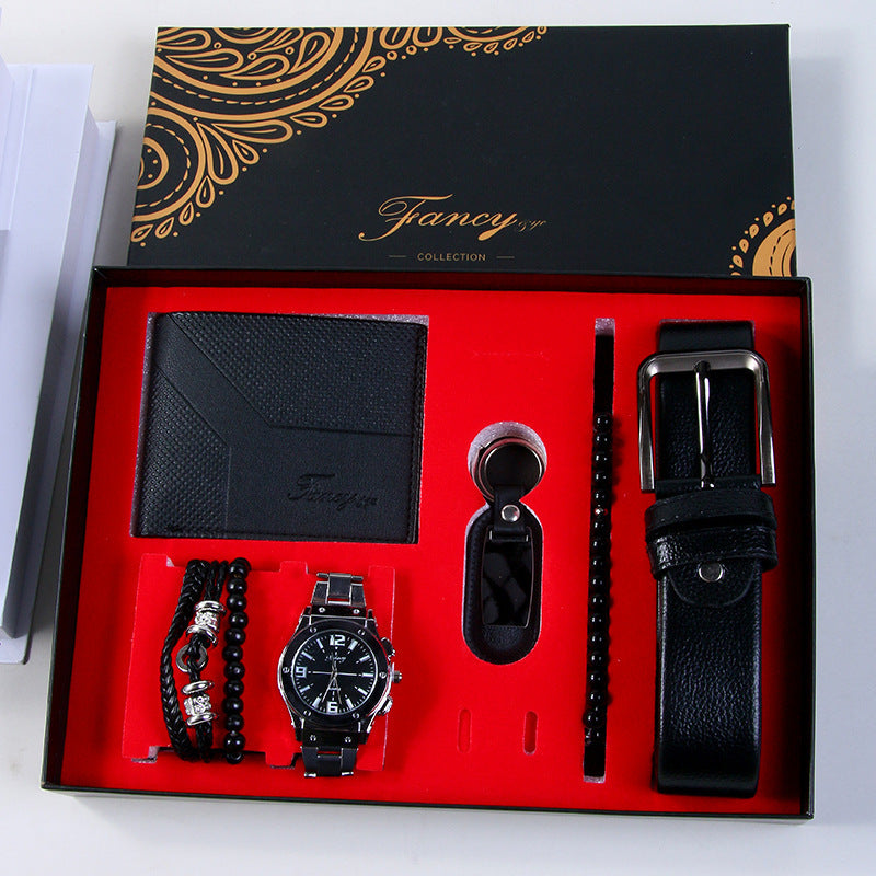 Cross-Border Men's Gift Business Gift Suit Belt Wallet For Boyfriend Valentine's Day Christmas Gift CJD