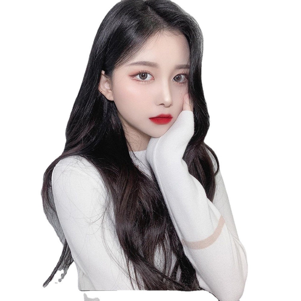 Women's Fashion Full Human Hair Wig CJD