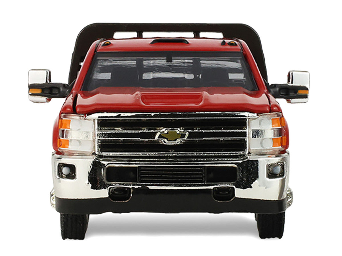 2016 Chevrolet Silverado 3500HD Dually Flatbed Truck "Hobby Shop Auto Mechanic" Red with Tool Cabinet "The Hobby Shop" Series 17 1/64 Diecast Model Car by Greenlight Greenlight