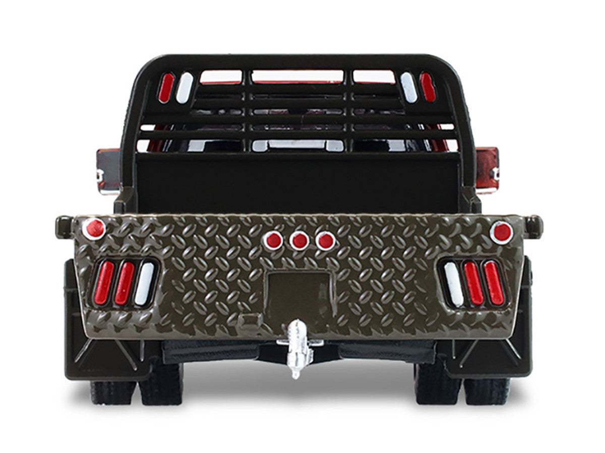 2016 Chevrolet Silverado 3500HD Dually Flatbed Truck "Hobby Shop Auto Mechanic" Red with Tool Cabinet "The Hobby Shop" Series 17 1/64 Diecast Model Car by Greenlight Greenlight