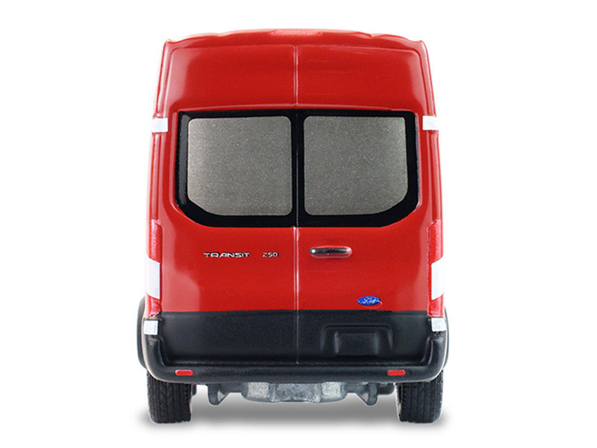 2019 Ford Transit LWB High Roof Van "Hobby Shop Auto Mechanic - Mobile Mechanic" Red with Car Jack and Battery "The Hobby Shop" Series 17 1/64 Diecast Model Car by Greenlight Greenlight