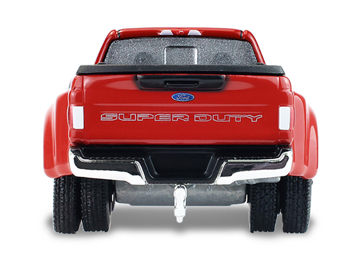 2022 Ford F-450 Dually Pickup Truck "Hobby Shop Auto Mechanic" Red with Mechanic Figure "The Hobby Shop" Series 17 1/64 Diecast Model Car by Greenlight Greenlight