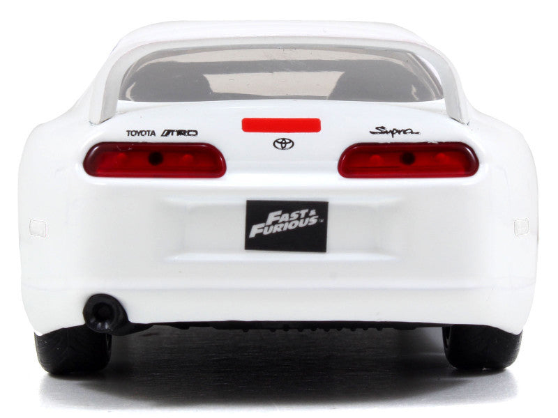 Brian's Toyota Supra White "Fast & Furious 7" (2015) Movie "25 Years of Fast & Furious" Series 1/32 Diecast Model Car by Jada Jada