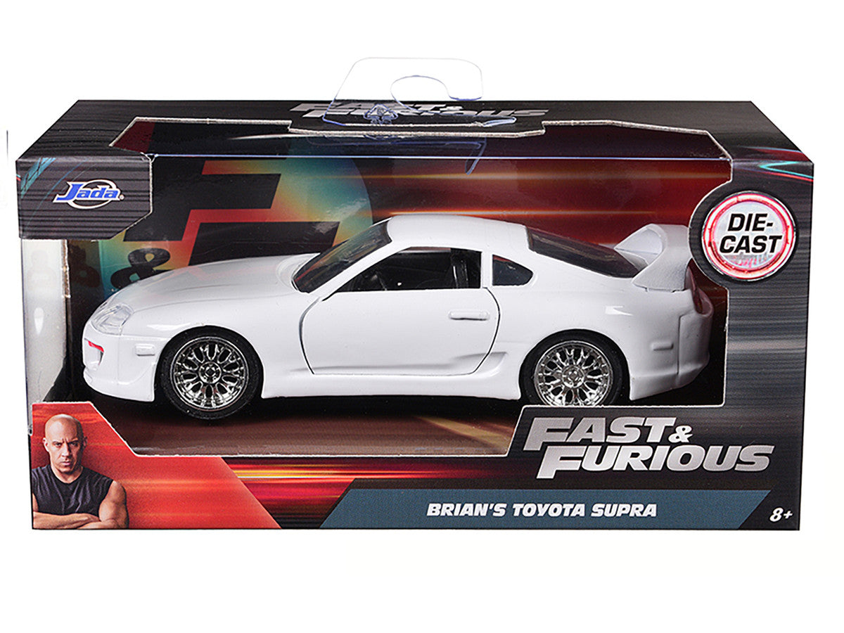 Brian's Toyota Supra White "Fast & Furious 7" (2015) Movie 1/32 Diecast Model Car by Jada Jada