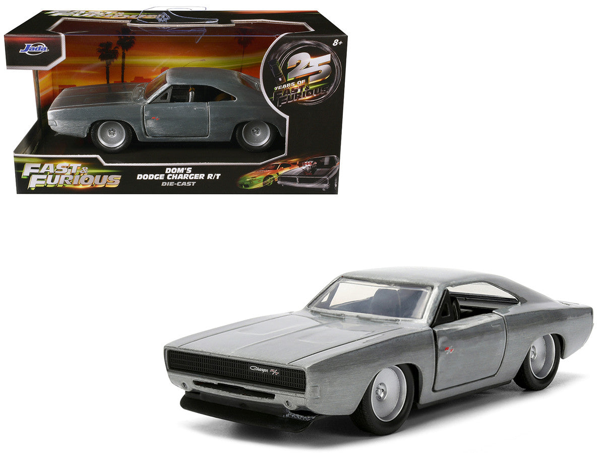 Dom's Dodge Charger R/T Raw Metal "Fast & Furious 7" (2015) Movie 1/32 Diecast Model Car by Jada Jada