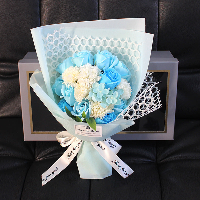 Valentine's Day Gift 19 Rose Soap Bouquet Gift Box CJD