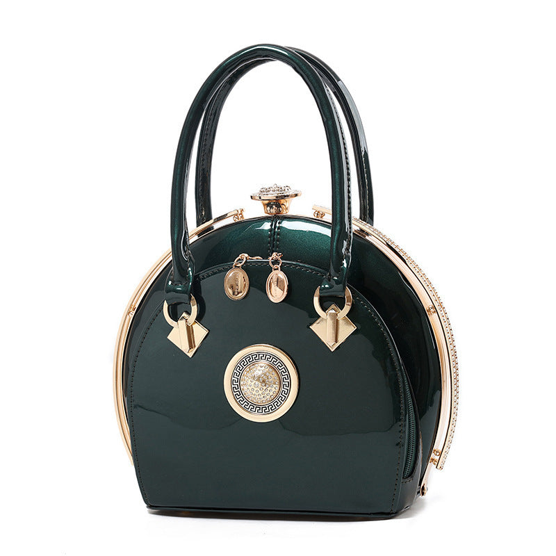 Bright leather high-end handbags noble fashion trend LadyShow.Store
