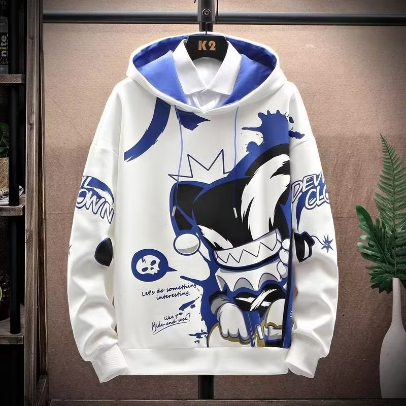 Anime Fleece-lined Thickened Hooded Sweatshirt Best YouTube Store