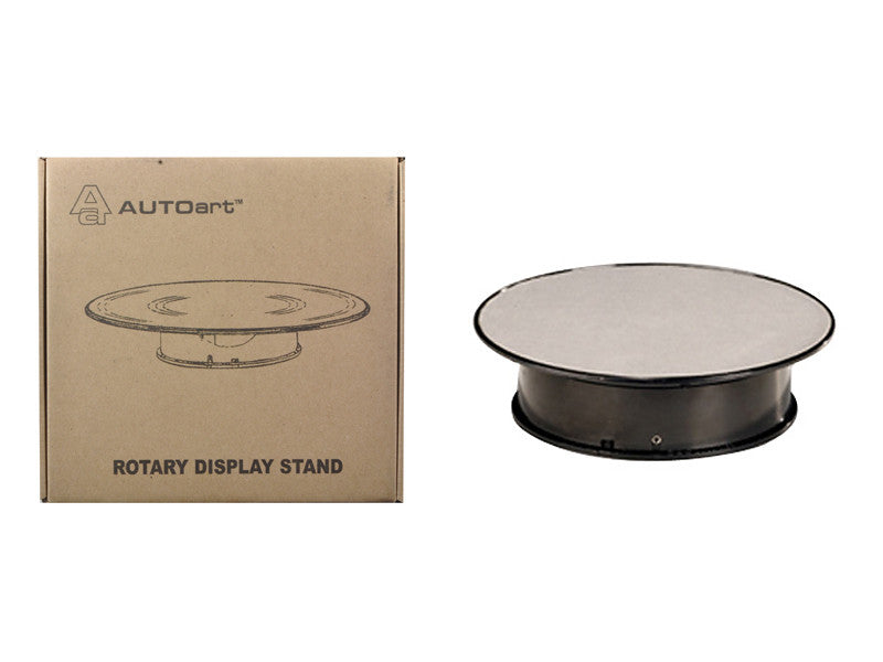 Rotary Display Turn Table 8 Inches with Silver Top 1/43, 1/64, 1/32, 1/24 by Autoart Autoart