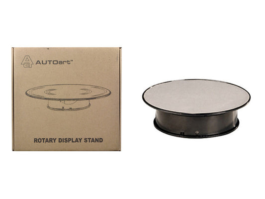 Rotary Display Turn Table 8 Inches with Silver Top 1/43, 1/64, 1/32, 1/24 by Autoart Autoart