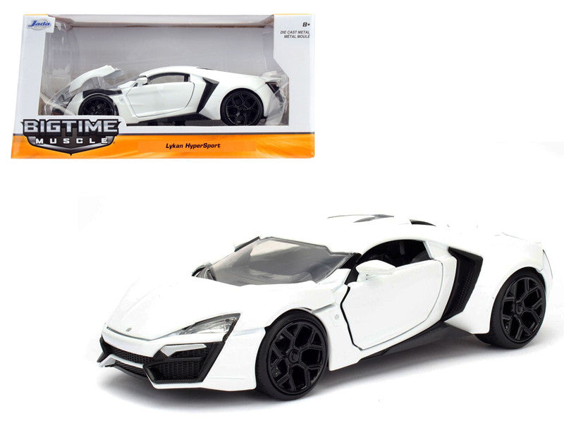 Lykan Hypersport White 1/24 Diecast Model Car by Jada Jada