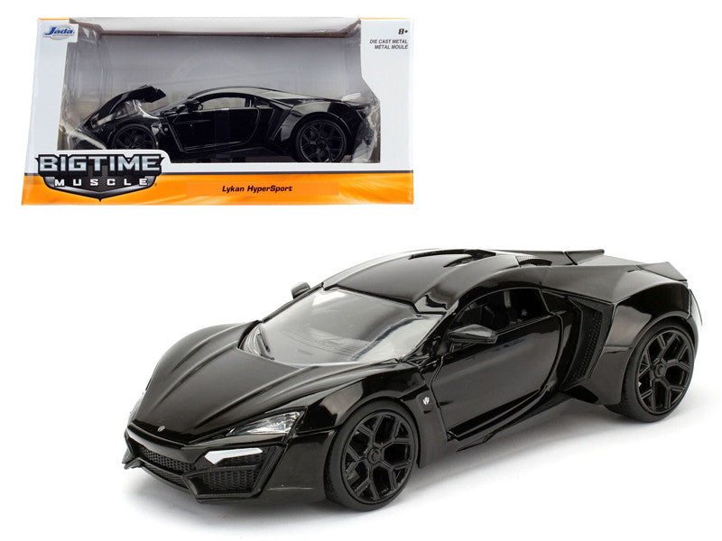 Lykan Hypersport Glossy Black 1/24 Diecast Model Cars by Jada Jada