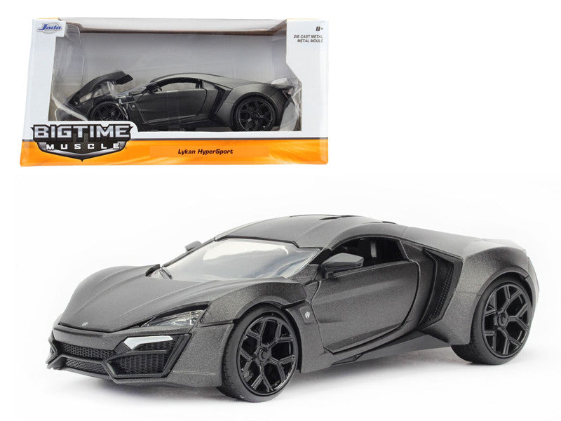 Lykan Hypersport Primer Gray 1/24 Diecast Model Car by Jada Jada