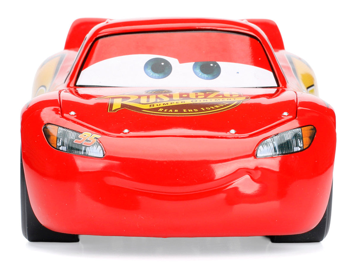 Lightning McQueen #95 Red Disney & Pixar "Cars" Movie "Hollywood Rides" Series Diecast Model Car by Jada-4