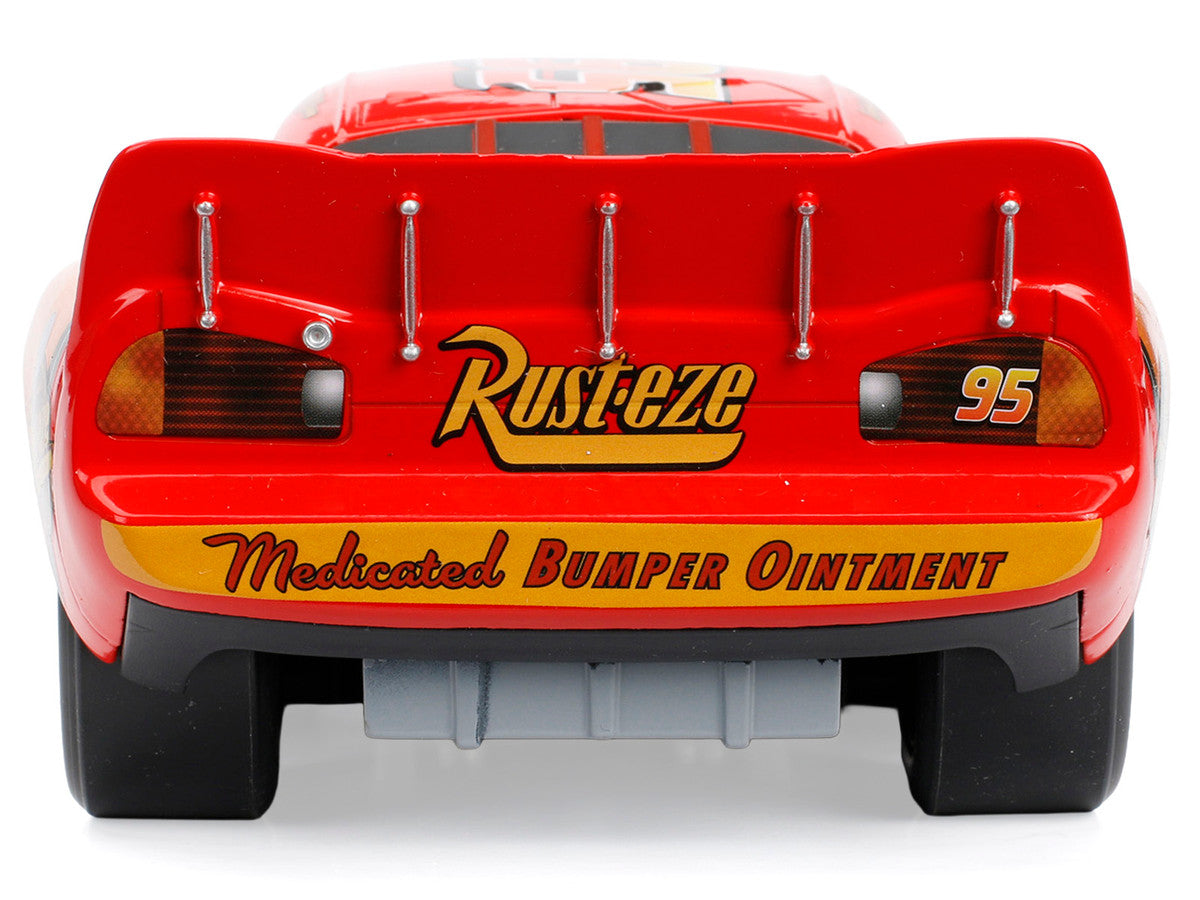 Lightning McQueen #95 Red Disney & Pixar "Cars" Movie "Hollywood Rides" Series Diecast Model Car by Jada-3