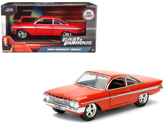 Dom's Chevrolet Impala Red Fast & Furious F8 "The Fate of the Furious" Movie 1/32 Diecast Model Car  by Jada Jada