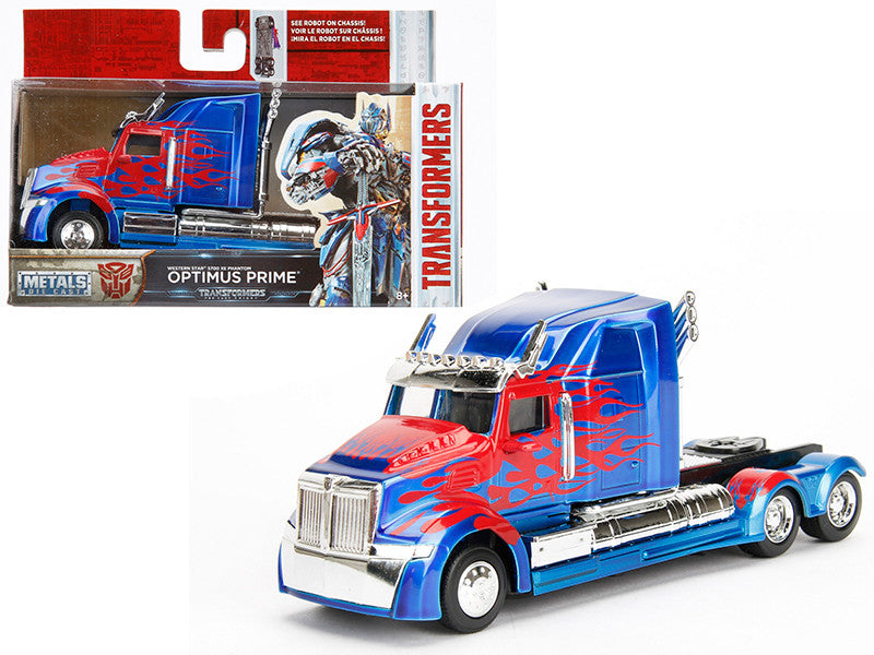 Western Star 5700 XE Phantom Truck Tractor Optimus Prime "Transformers: The Last Knight" (2017) Movie "Hollywood Rides" Series 1/32 Diecast Model Car by Jada Jada