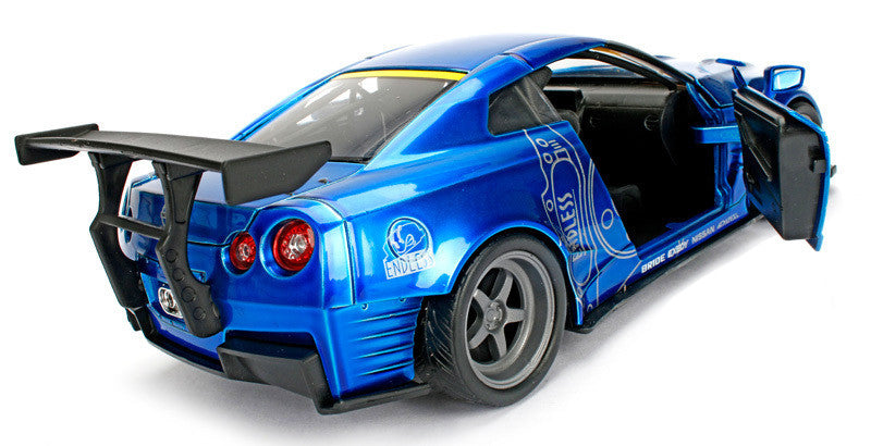 2009 Nissan GT-R (R35) Ben Sopra Blue JDM Tuners 1/24 Diecast Model Car  by Jada Jada