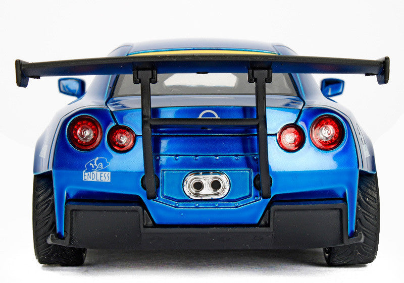 2009 Nissan GT-R (R35) Ben Sopra Blue JDM Tuners 1/24 Diecast Model Car  by Jada Jada