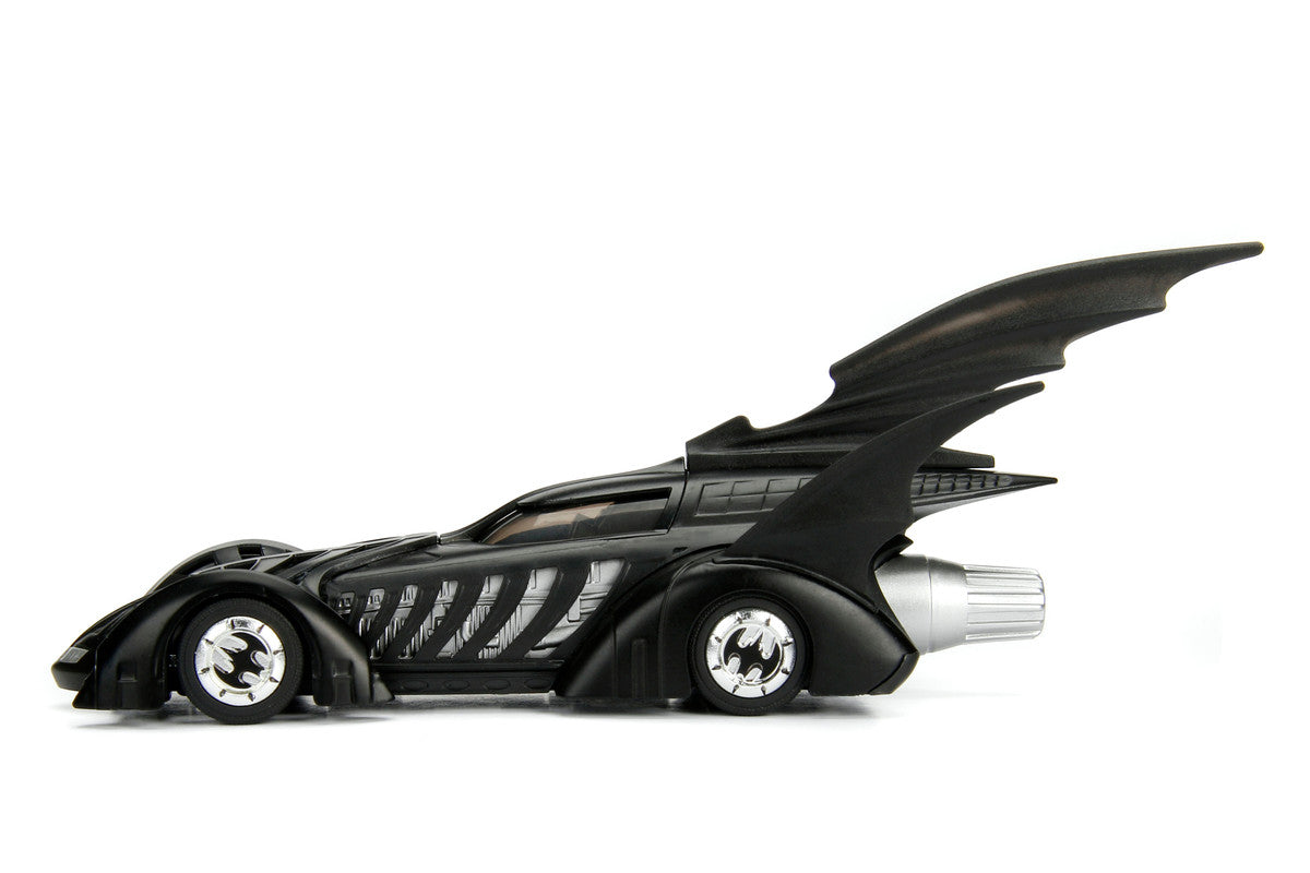 Batmobile Black "Batman Forever" (1995) Movie "Hollywood Rides" Series 1/32 Diecast Model Car by Jada Jada