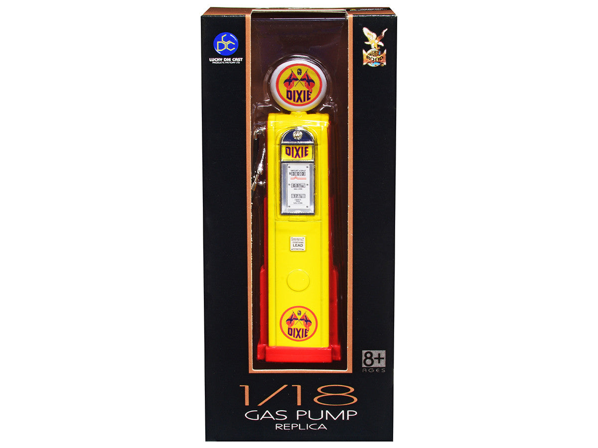 Dixie Gasoline Vintage Digital Gas Pump 1/18 Diecast Replica by Road Signature Road Signature