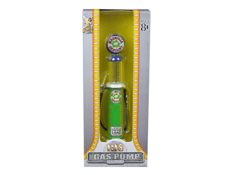 Magnolia Gasoline Vintage Gas Pump Cylinder 1/18 Diecast Replica by Road Signature Road Signature