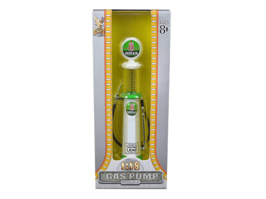 Indian Gasoline Vintage Gas Pump Cylinder 1/18 Diecast Replica by Road Signature Road Signature