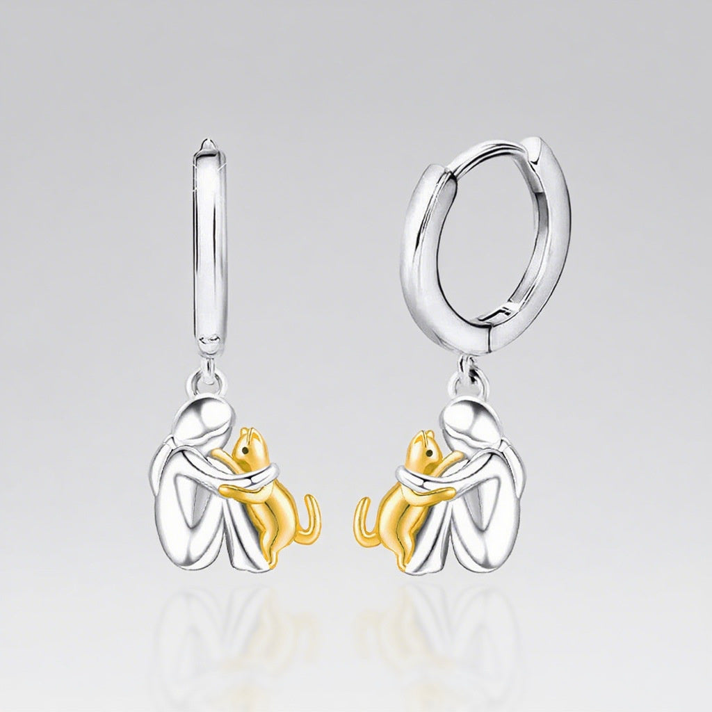 Fashion Little Girl And Dog Hug Necklace LadyShow.Store