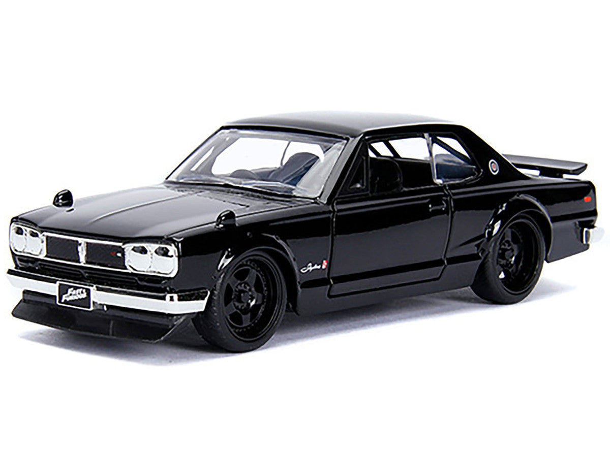 Brian's Nissan Skyline 2000 GT-R (KPGC10) Black "Fast & Furious" Movie 1/32 Diecast Model Car by Jada Jada