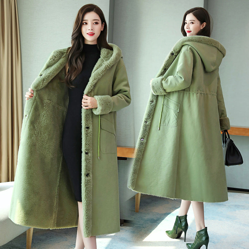 Winter Cotton-padded Jacket Fur Coat Women LadyShow.Store