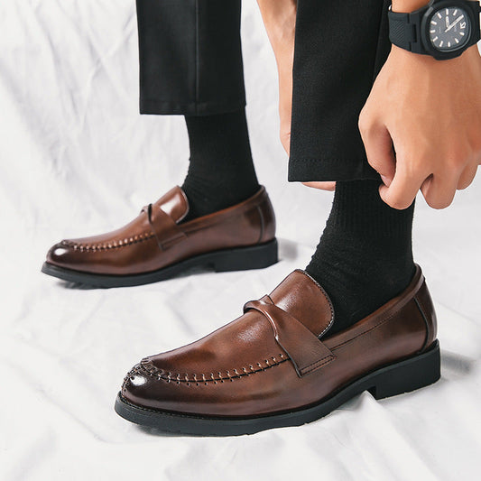 Mens Casual And Stylish Leather Shoes In British Business Style Best YouTube Store