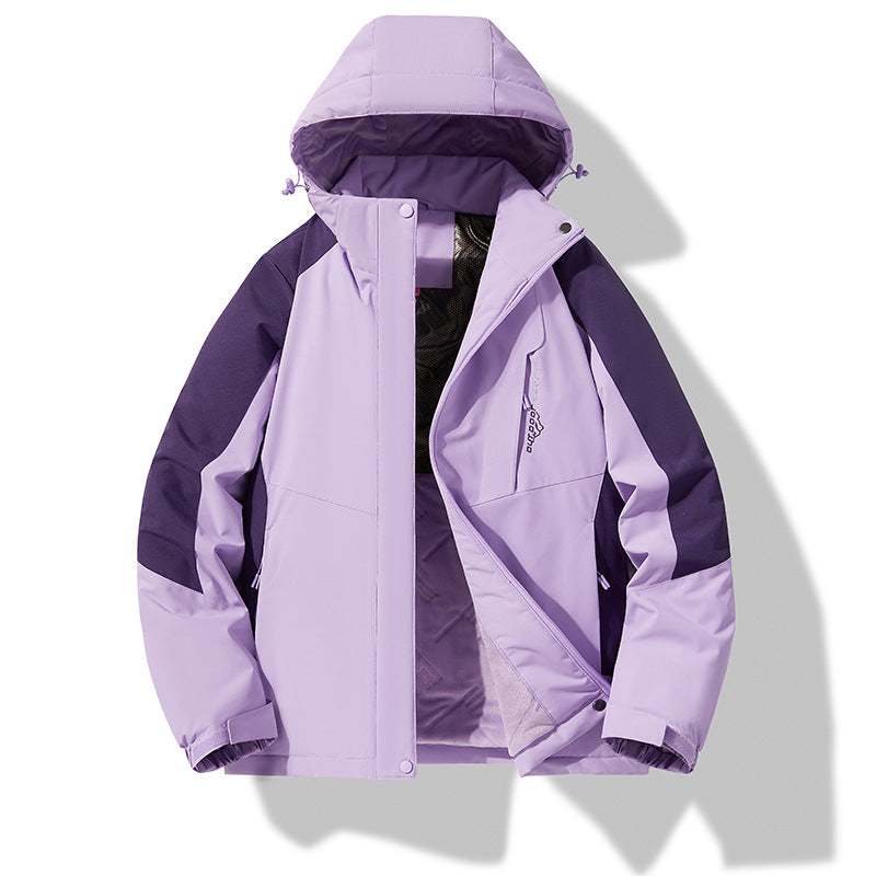 Thick Warm Cotton-padded Jacket Windproof And Waterproof Accent Plus