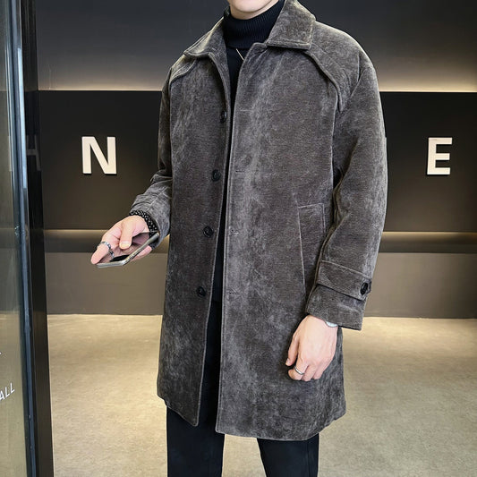 Long Chenille Cotton Wool Coat Thickened Windproof Jacket Best YouTube Store