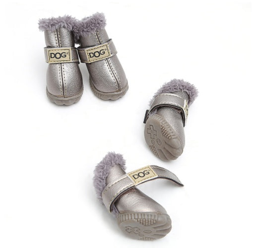 Dog Thick Snow Boots Keep Warm Teddy Autumn And Winter VIP Shoes LadyShow.Store