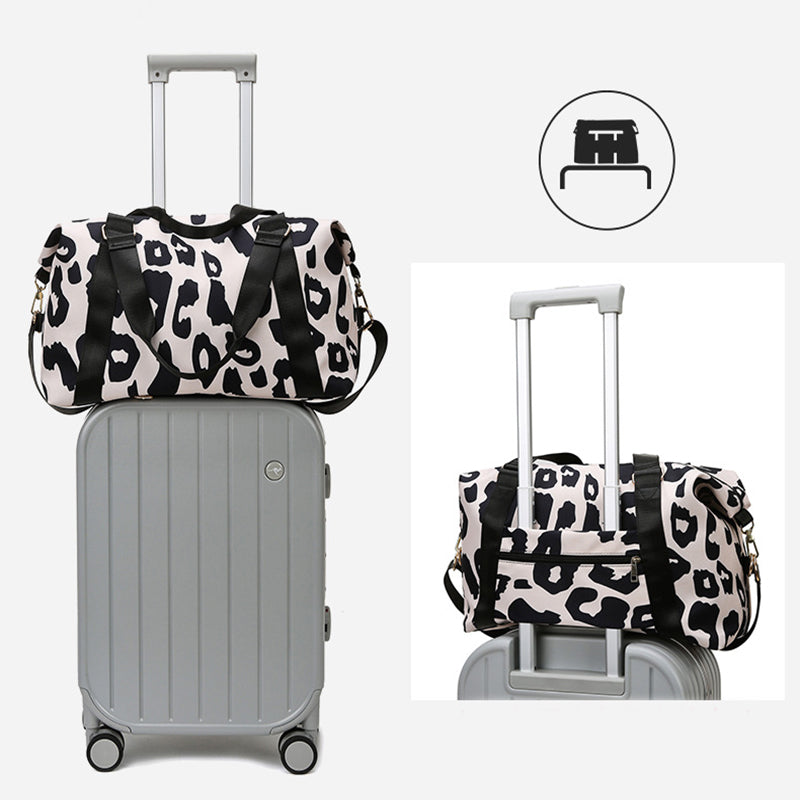 Women Travel Duffel Bag Cow Pattern Handbag Fitness Sports Shoulder Bags Best YouTube Store