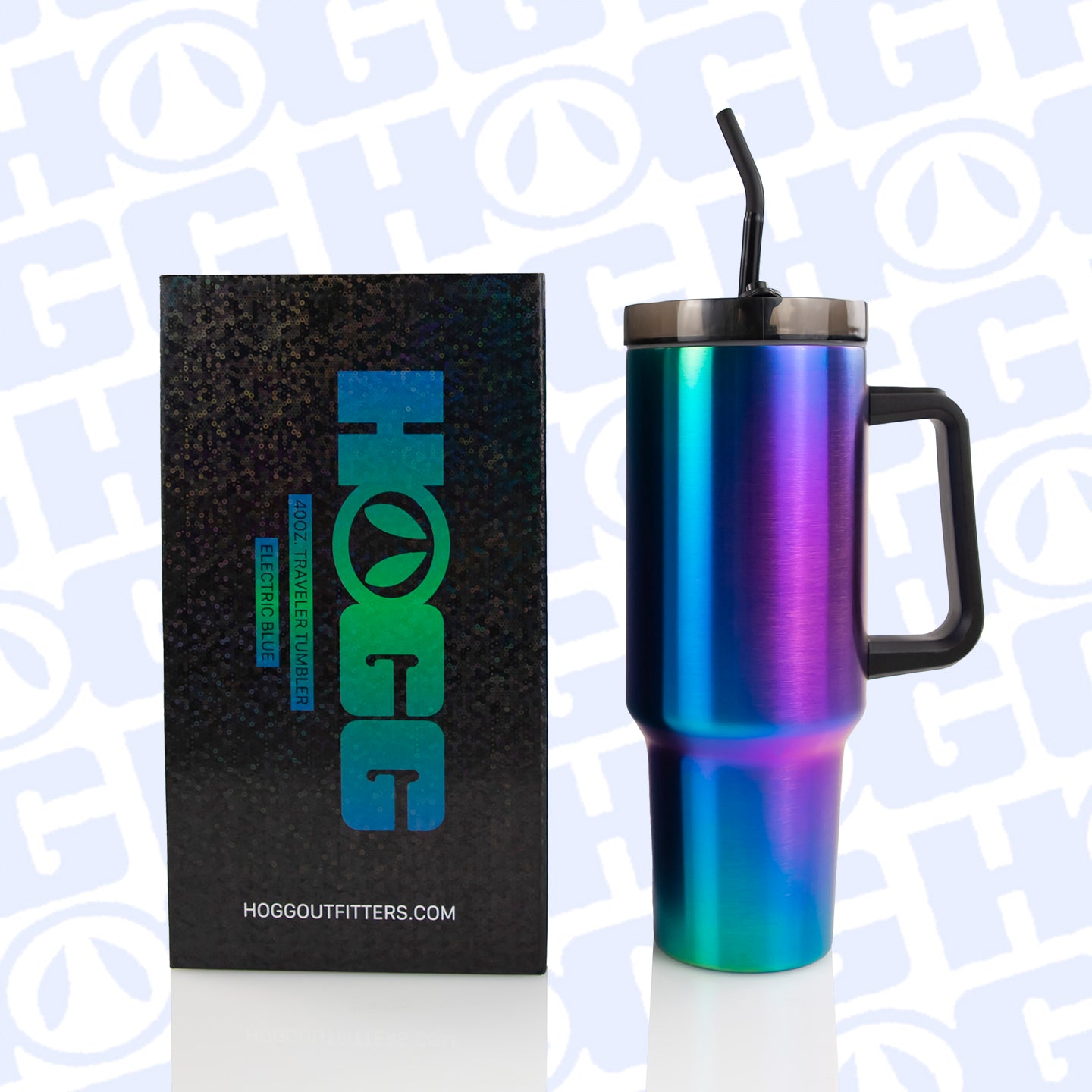 40oz TRAVELER TUMBLER - ELECTRIC BLUE LuxuryLifeWay Online Store